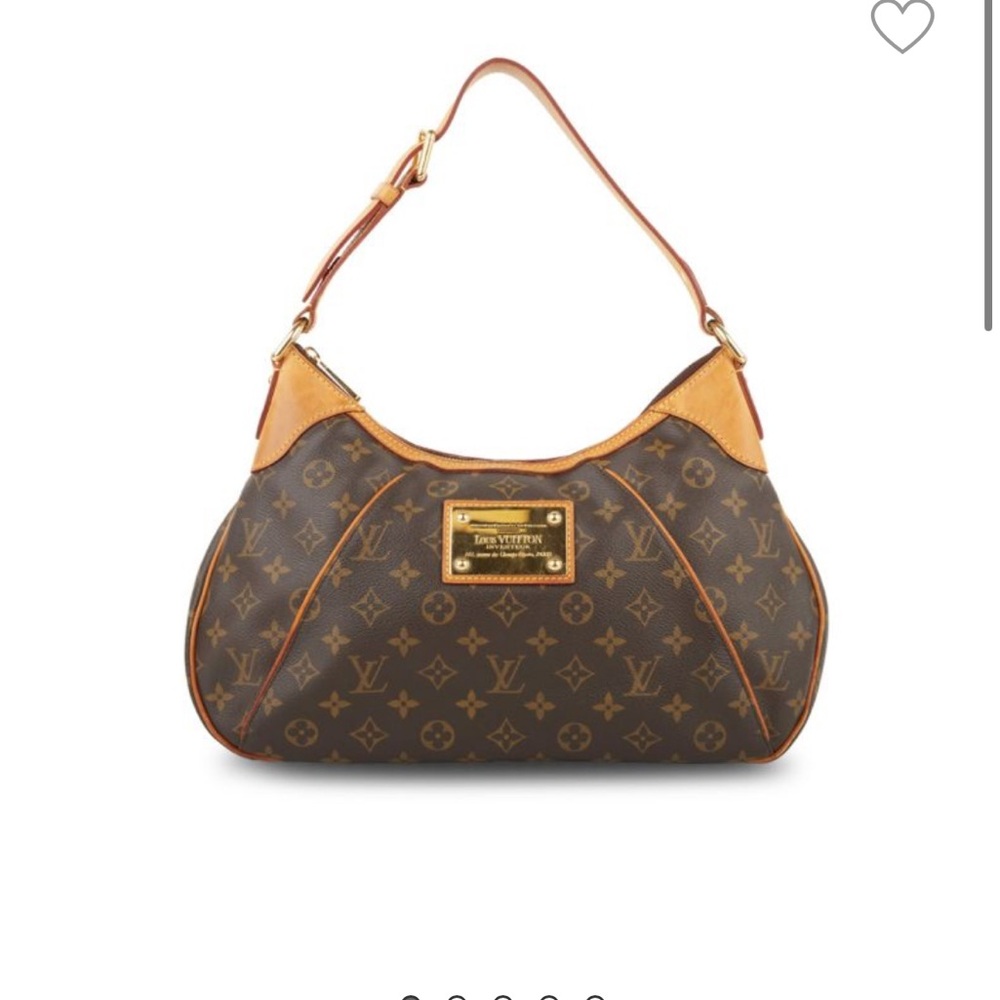 Louis Vuitton Tan and Brown Shoulder Bag